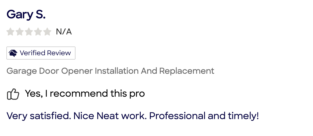 Customer review 1