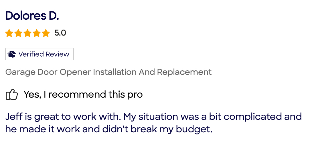 Customer review 65